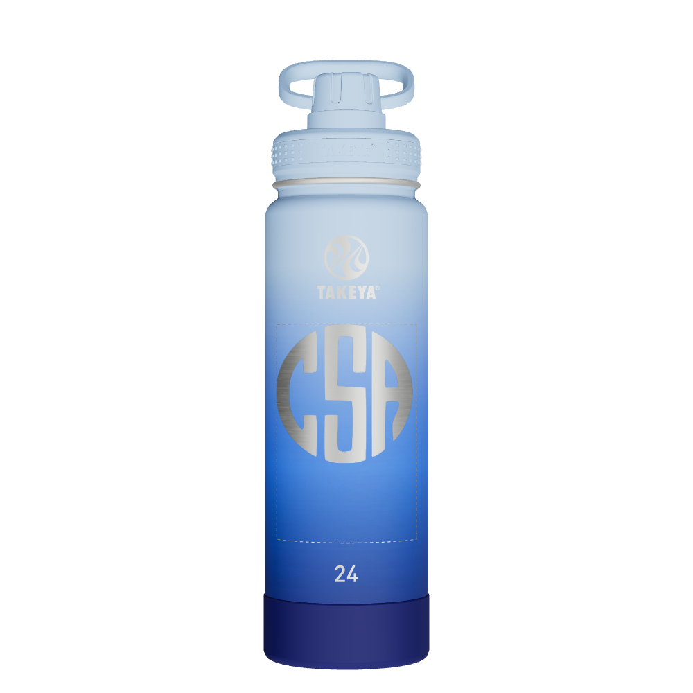 Actives Water Bottle With Spout Lid - customized