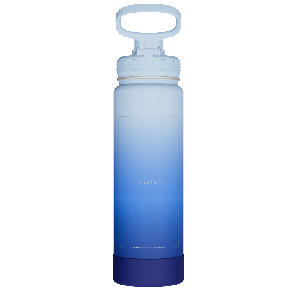 Actives Water Bottle With Spout Lid - customized