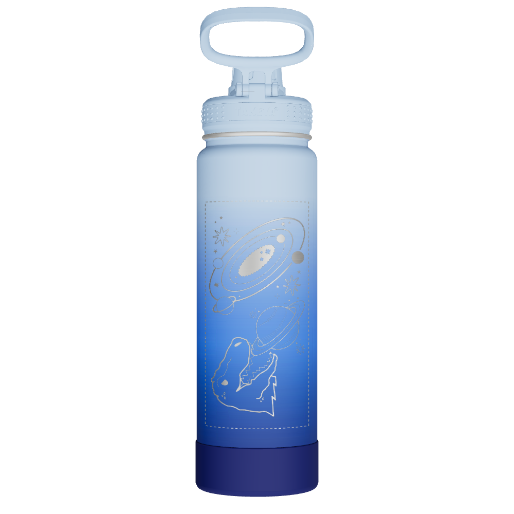 Actives Water Bottle With Spout Lid - customized - Image 2