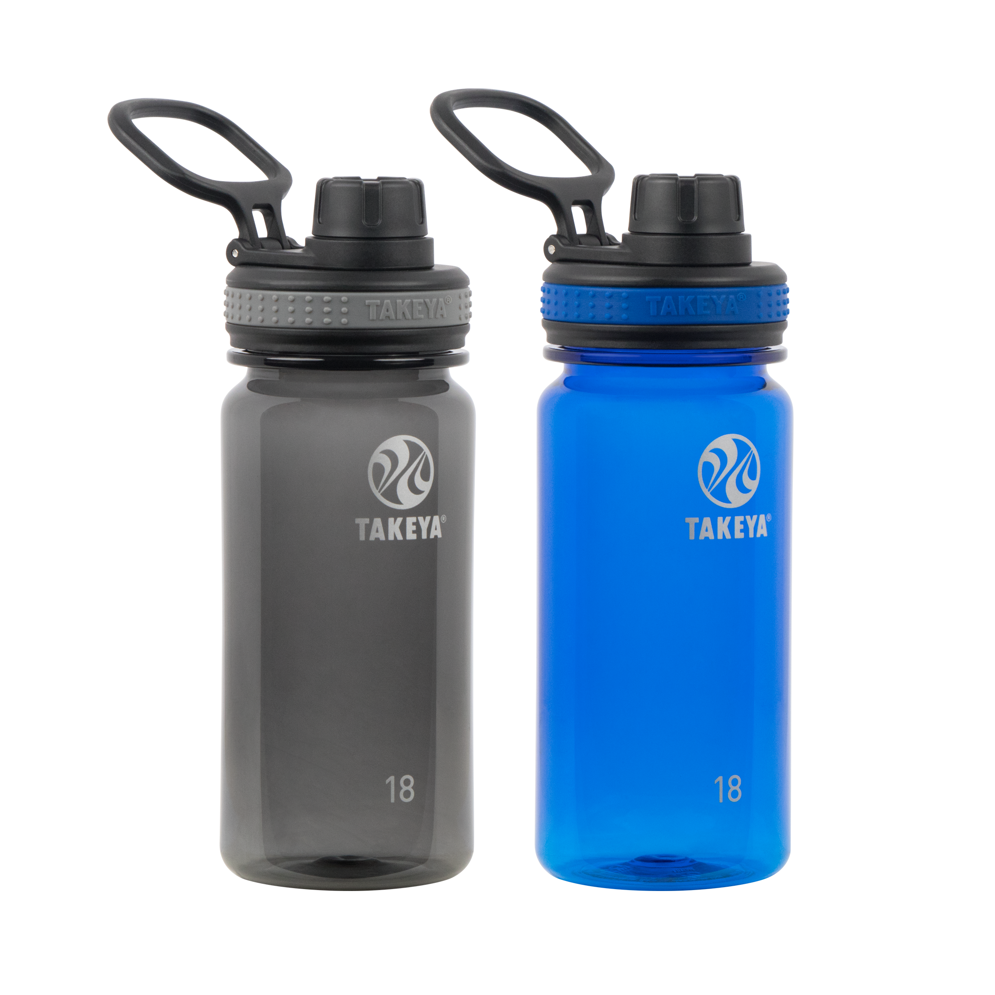 Tritan Water Bottle Bundle With Spout Lid (2 Pack)