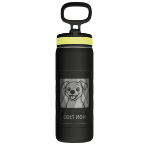 Kids Sport Water Bottle With Straw Lid - customized
