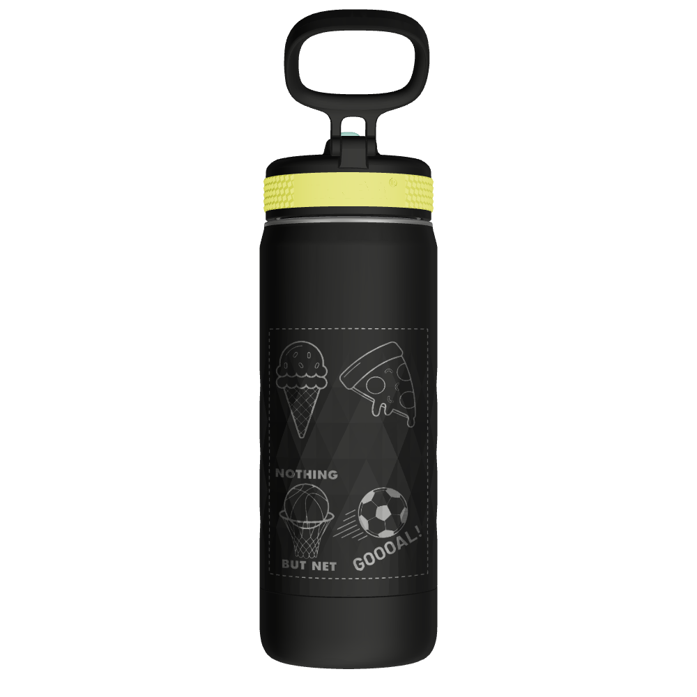 Kids Sport Water Bottle With Straw Lid - customized - Image 2