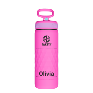 Kids Sport Water Bottle With Straw Lid - customized