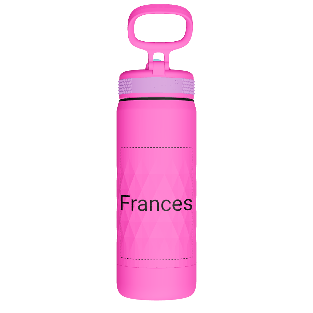 Kids Sport Water Bottle With Straw Lid - customized - Image 2