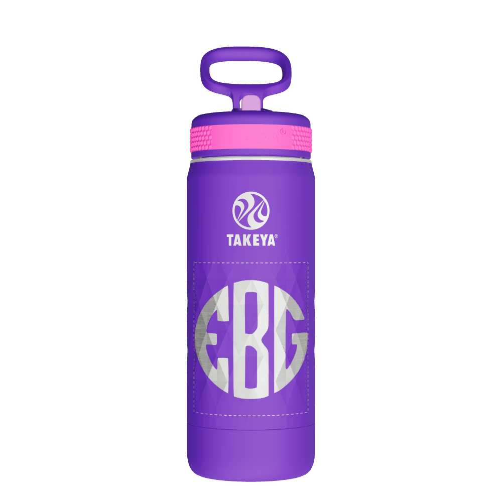 Kids Sport Water Bottle With Straw Lid - customized