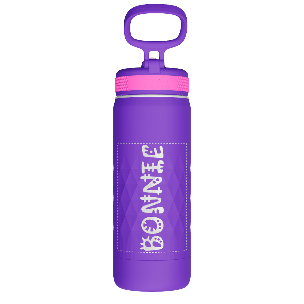 Kids Sport Water Bottle With Straw Lid - customized