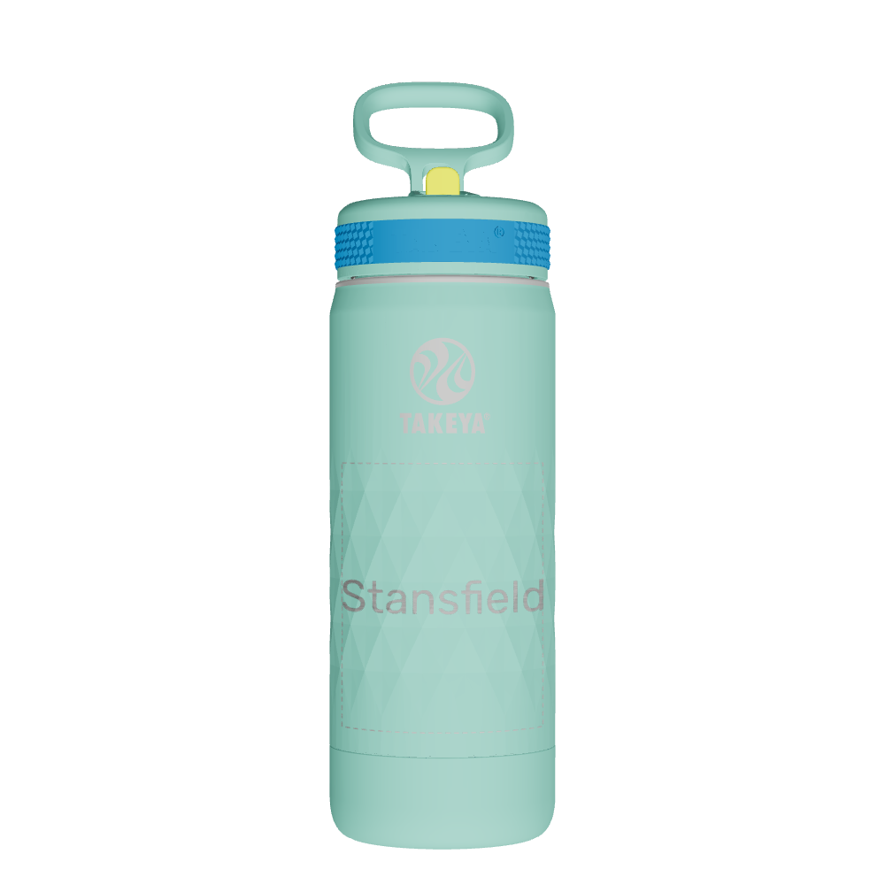 Kids Sport Water Bottle With Straw Lid - customized