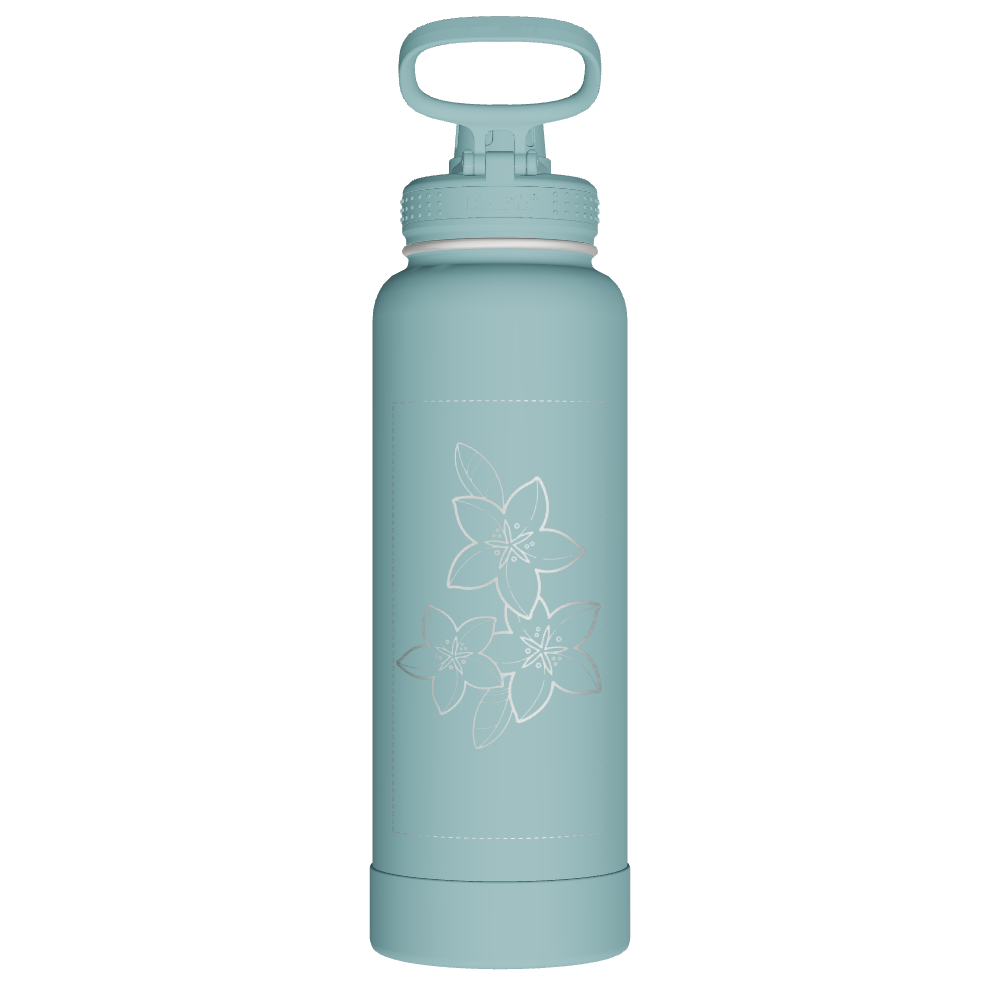 Actives Water Bottle With Spout Lid - customized - Image 2