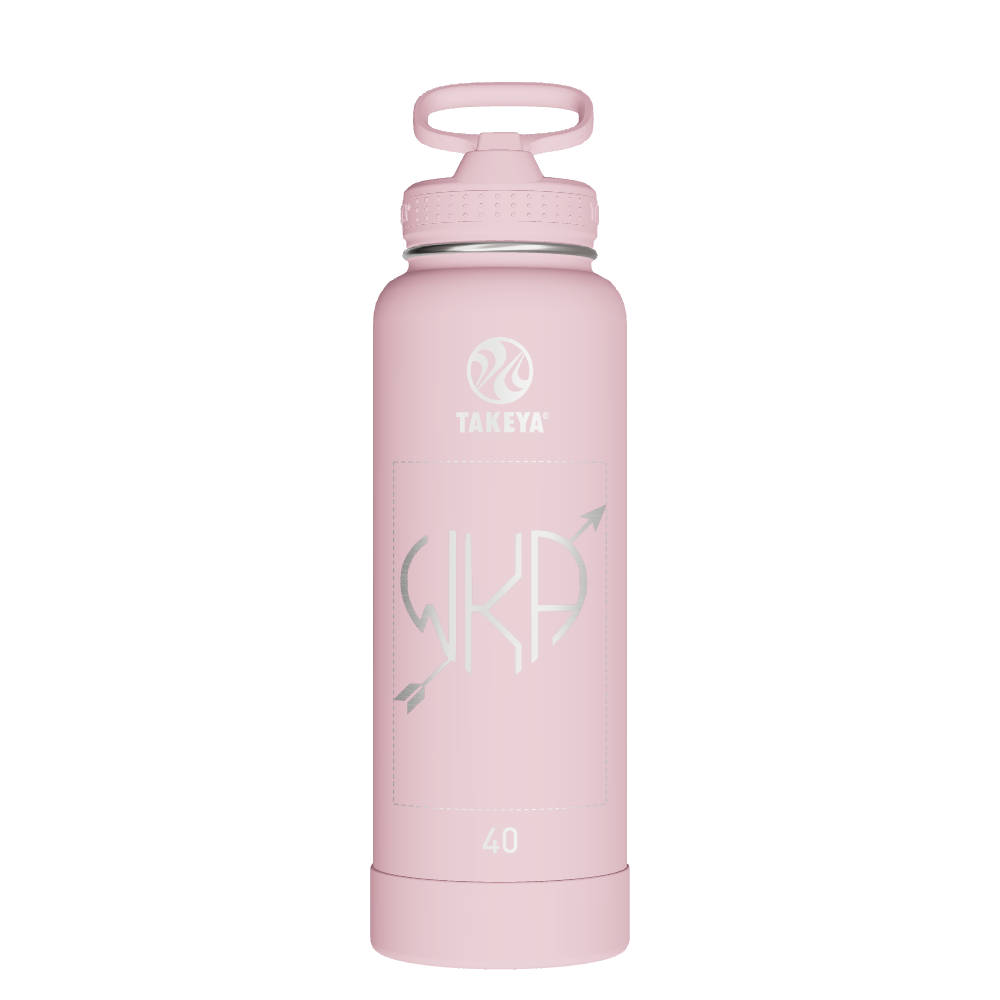 Actives Water Bottle With Straw Lid - customized