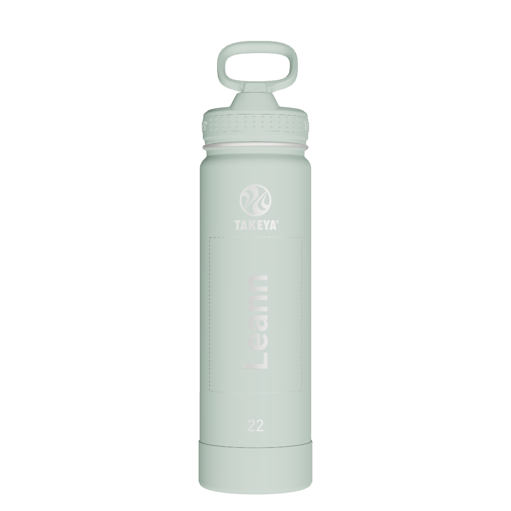 Actives Water Bottle With Straw Lid - customized