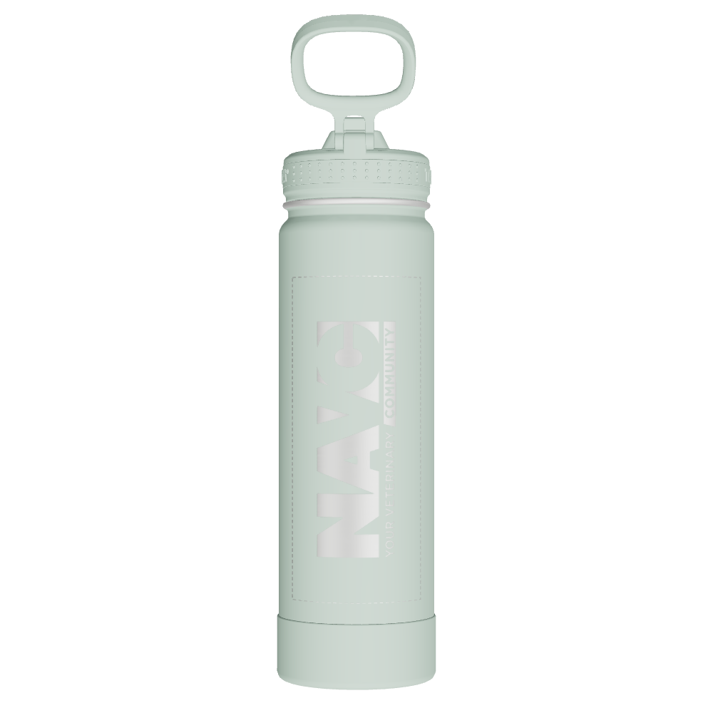 Actives Water Bottle With Straw Lid - customized - Image 2