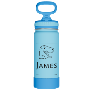 Actives Kids Water Bottle With Straw Lid - customized