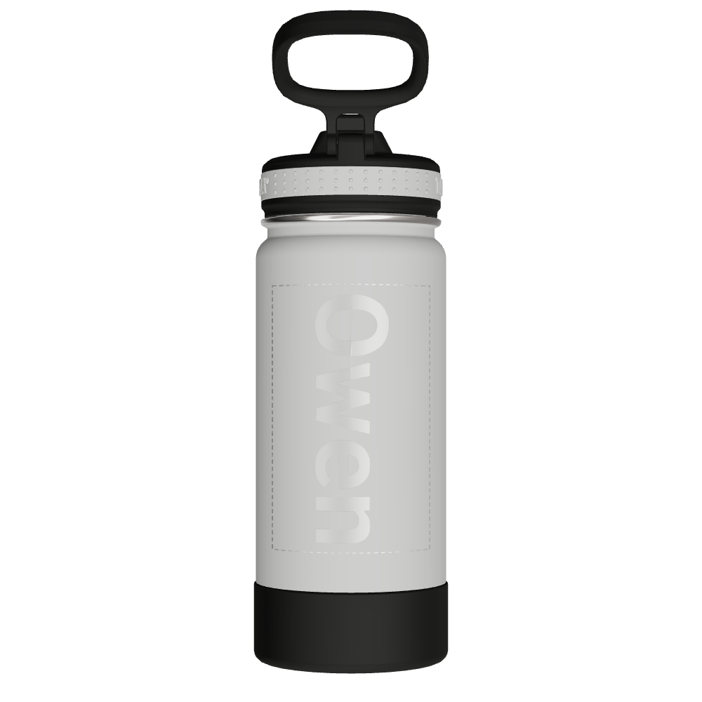 Actives Kids Water Bottle With Straw Lid - customized - Image 2
