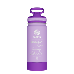 Actives Kids Water Bottle With Straw Lid - customized