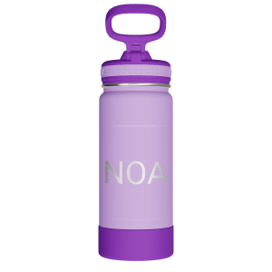 Actives Kids Water Bottle With Straw Lid - customized