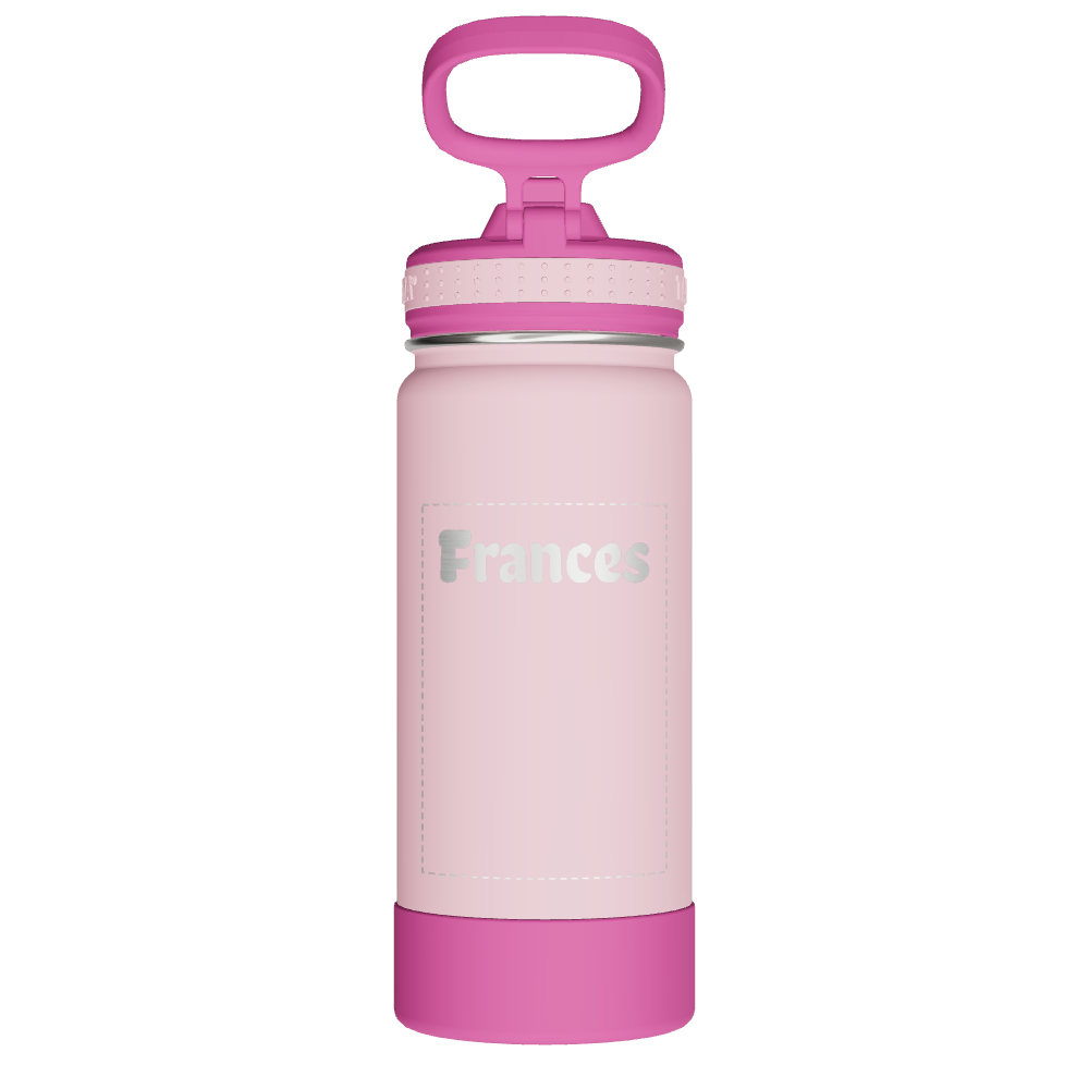 Actives Kids Water Bottle With Straw Lid - customized - Image 2