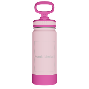 Actives Kids Water Bottle With Straw Lid - customized