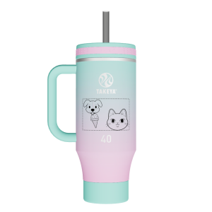 Straw Tumbler With Handle - customized