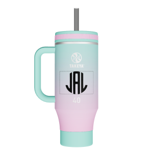 Straw Tumbler With Handle - customized