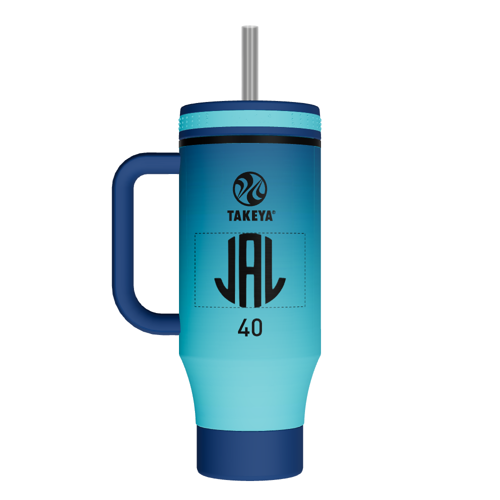 Straw Tumbler With Handle - customized