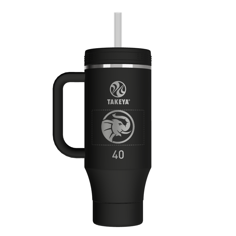 Straw Tumbler With Handle - customized