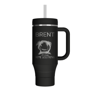 Straw Tumbler With Handle - customized