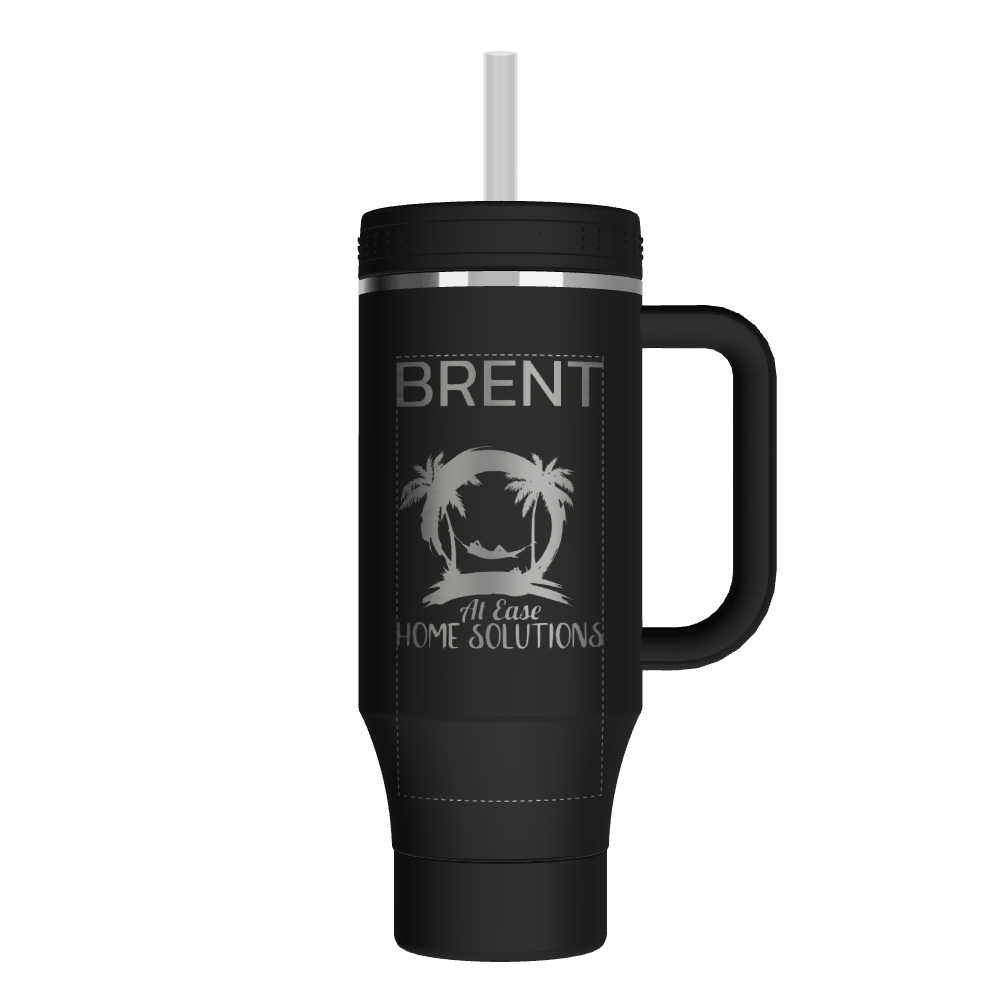 Straw Tumbler With Handle - customized