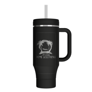 Straw Tumbler With Handle - customized