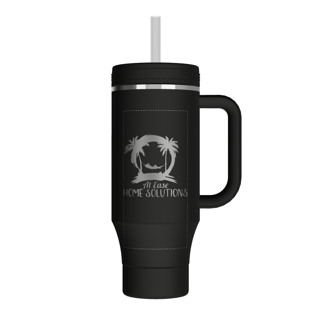 Straw Tumbler With Handle - customized