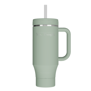 Straw Tumbler With Handle - customized