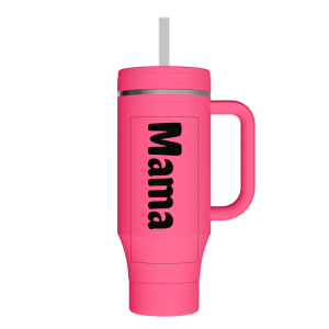 Straw Tumbler With Handle - customized