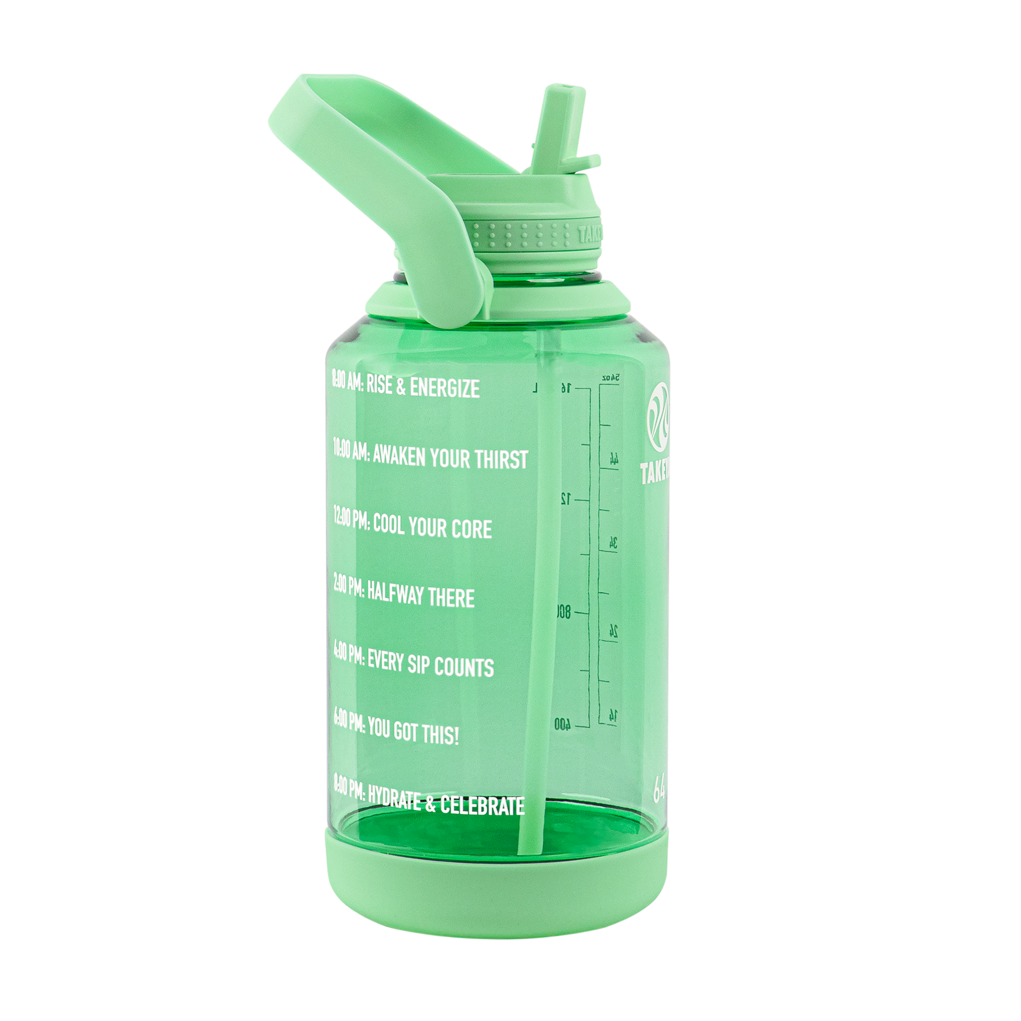Tritan Motivational Water Bottle With Straw Lid - Image 24