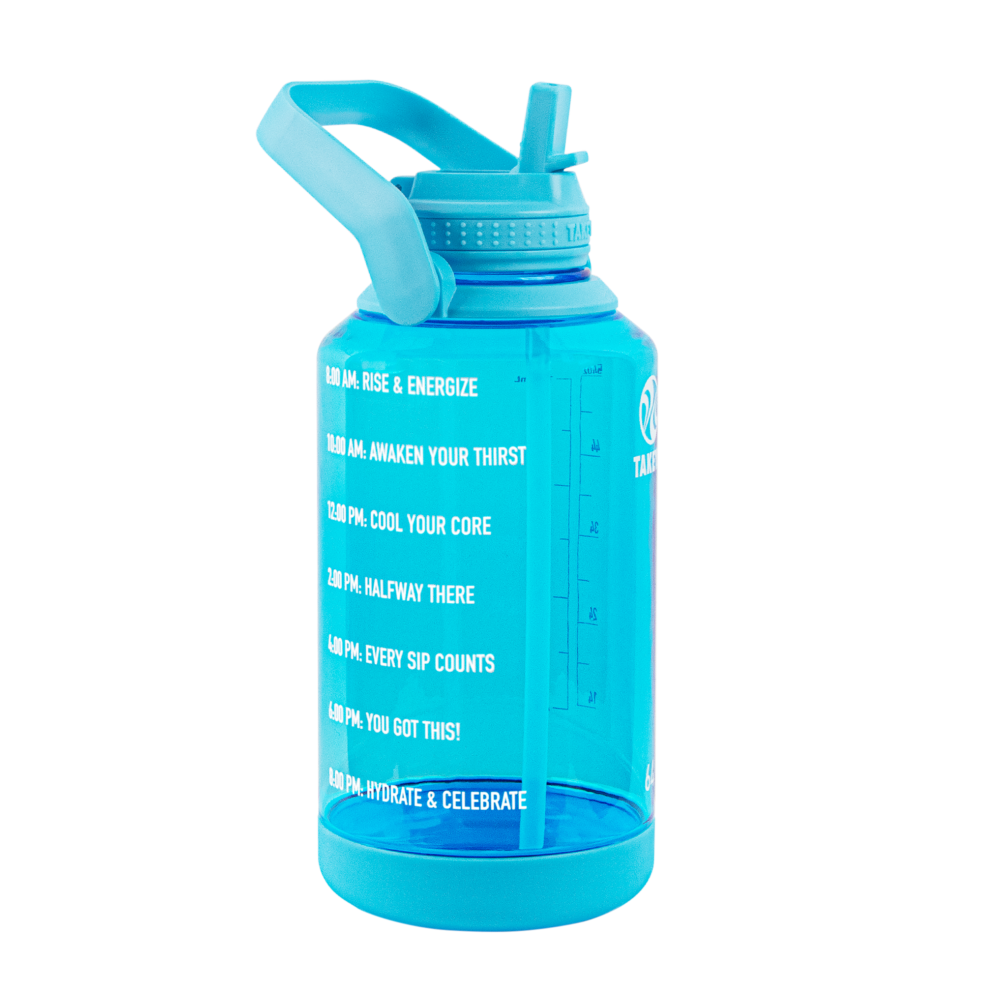 Tritan Motivational Water Bottle With Straw Lid - Image 28