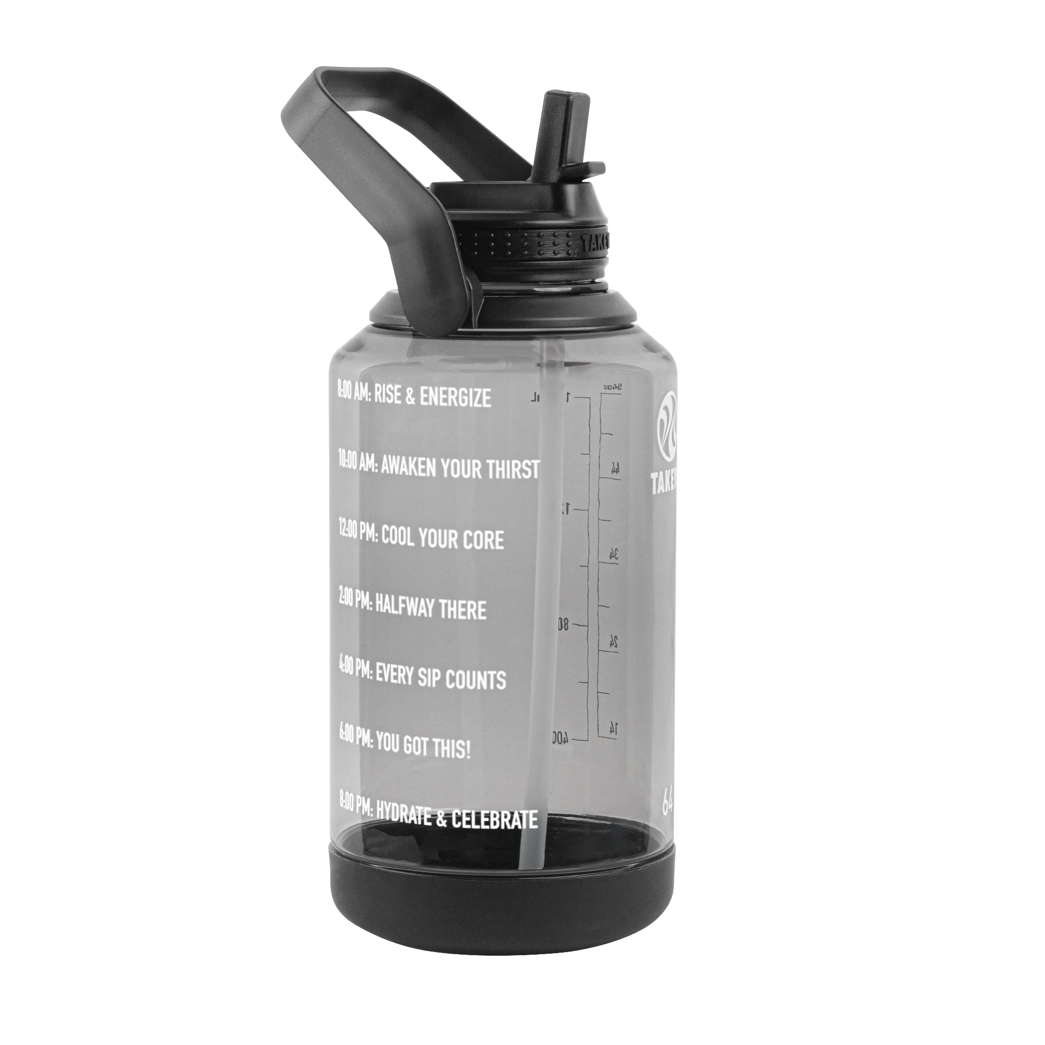 Tritan Motivational Water Bottle With Straw Lid - Image 6