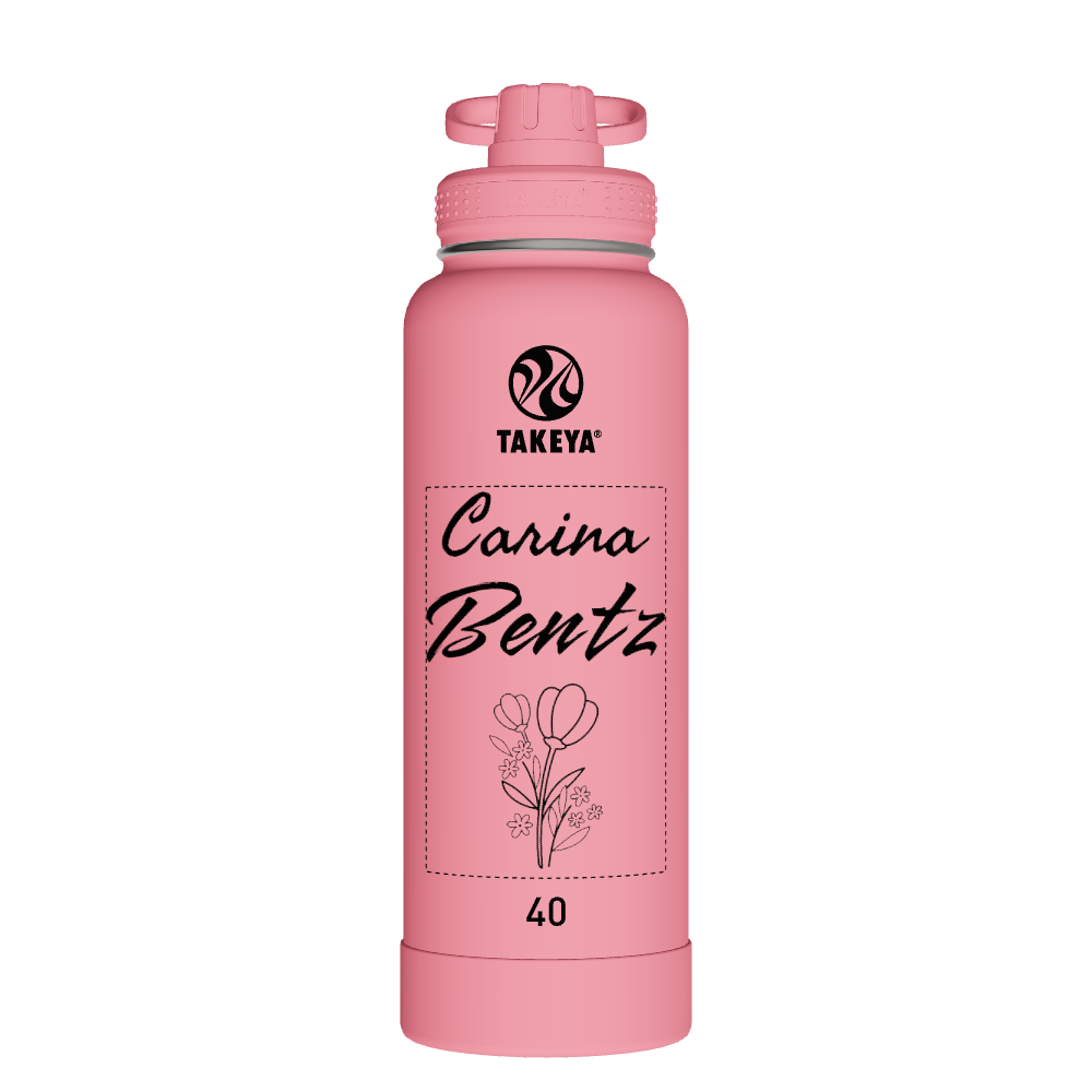 Actives Water Bottle With Spout Lid - customized