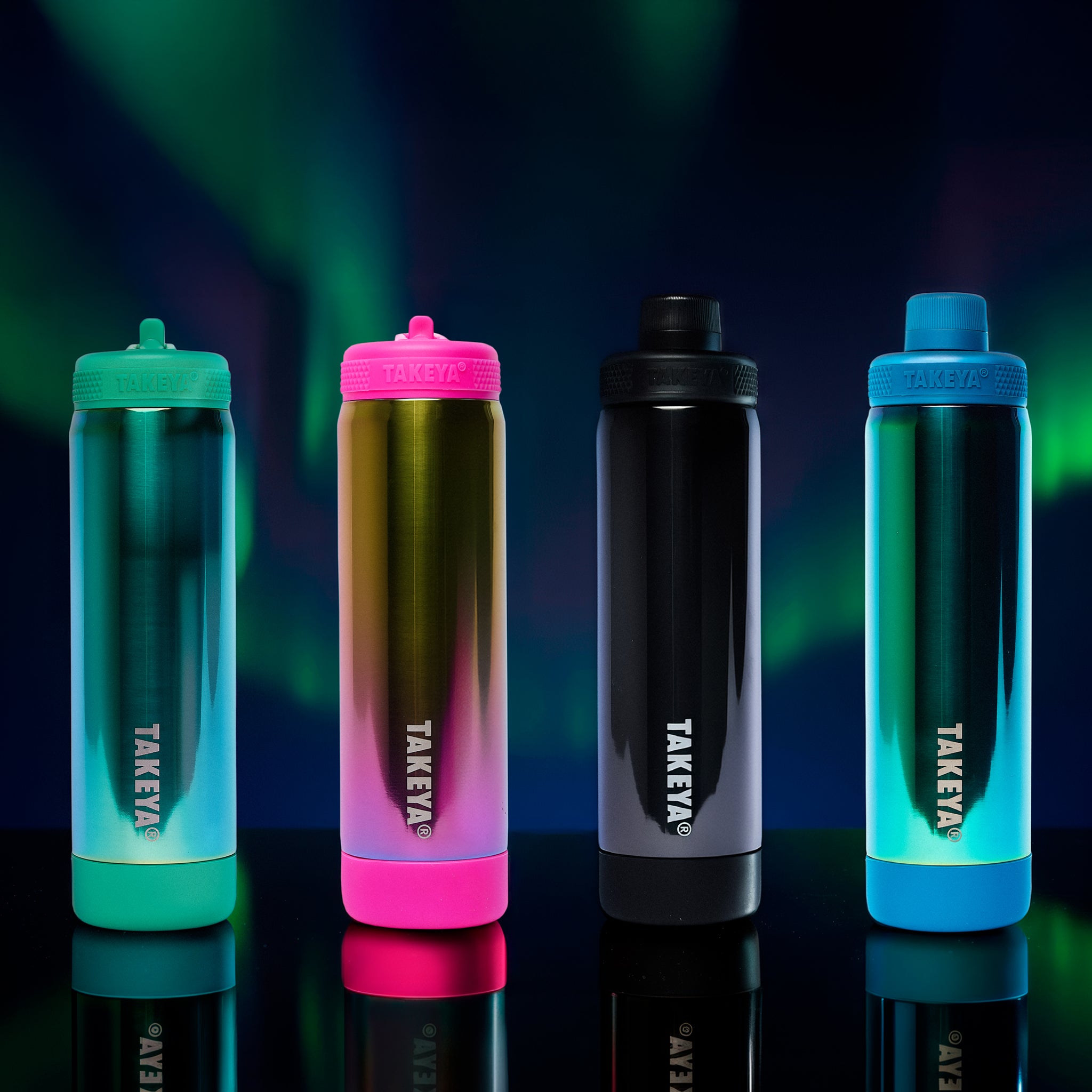 Aurora Water Bottle With Straw Lid - Image 9