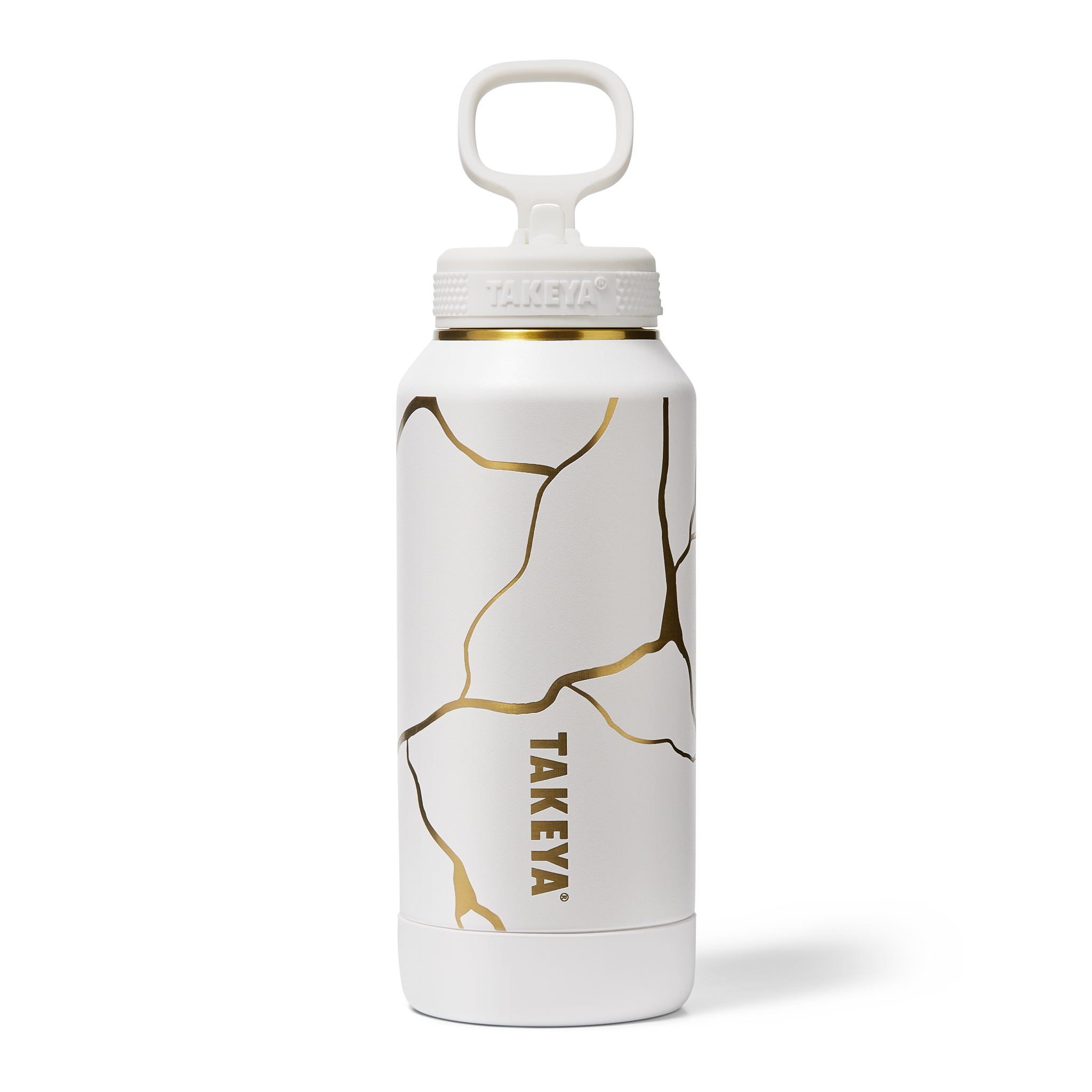 Kintsugi Water Bottle with Straw Lid - Image 8