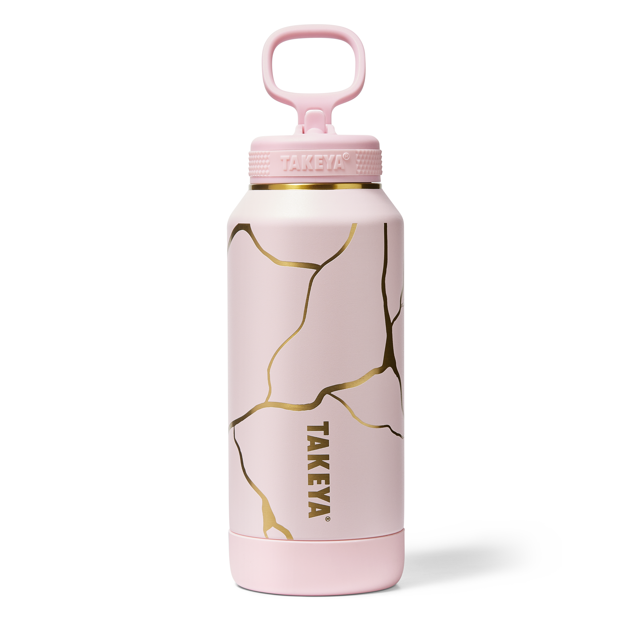 Kintsugi Water Bottle with Straw Lid - Image 2